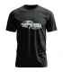 T-shirt Porsche zwart