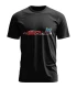 T-shirt Honda met bijenkasten zwart