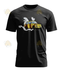 T-shirt Fiat 126P zwart