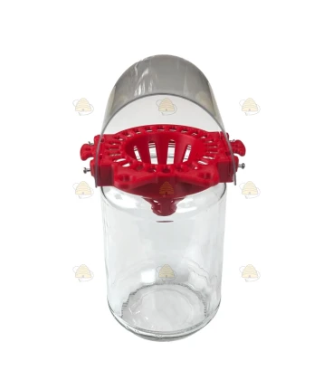 Glasbehälter Hornissenfalle gelb - BeeFun®