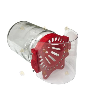 Glasbehälter Hornissenfalle gelb - BeeFun®