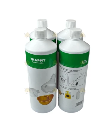 4 flessen Trappit lokmiddel voor Wespen en Aziatische hoornaars (1L)