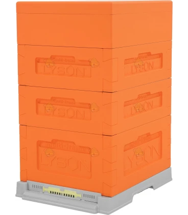 Dadant US 10-raams bijenkast - oranje - MULTI-FRAME