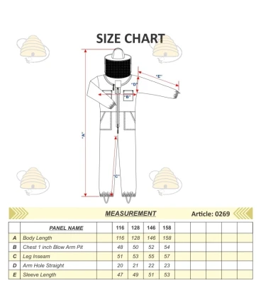 Kinder Imkeroverall Premium weiß - BeeFun®
