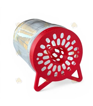 Hoornaarval liggend basic voor op 82 mm pot (voor koninginnen: 8,5 mm)
