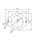 Weißer Dichtungsring für Quetschhahn (6/4" - 38 mm) von Lyson