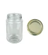 Ronde glazen potten - 375 ml / 450 gram, met deksel (TO 63 mm)