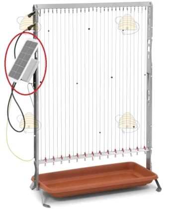 Harfe Solarmodul Schockgerät für RVS / INOX Harfe
