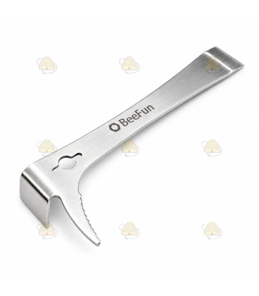 Stockmeißel Edelstahl Holland 19 cm Premium Silber Edition BeeFun®