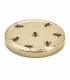 Honigwaben mit Bienen 63 mm TO Deckel - 20 Stück