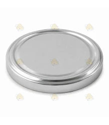 Silber 63 mm TO Deckel - 60 Stück