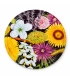 Blumen 63 mm TO Deckel - 60 Stück