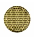 Lebendiges Wabenmotiv goldfarbig 63 mm TO Deckel -  20 Stück