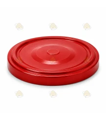 Rot 63 mm TO Deckel (Klickknopf / RSB) - 20 Stück