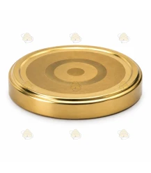 Gold 63 mm TO Deckel (Klickknopf / RSB) - 20 Stück 