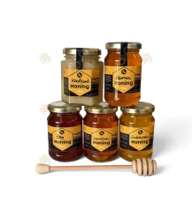 Blüte & Ernte Honig-Probierset – 5 verschiedene Honigsorten