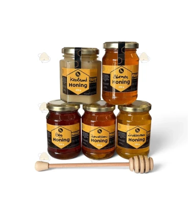 Blüte & Ernte Honig-Probierset – 5 verschiedene Honigsorten