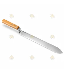 Entdecklungsmesser beidseitig glatt geschliffen mit Holzgriff