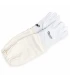 Imkerhandschuhe Leder & Baumwolle weiß - BeeFun®