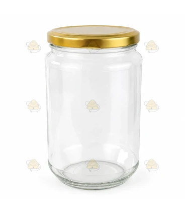 Rundglas 750 ml / 1 kg mit Deckel