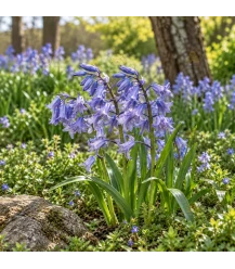Hyazinthen Spanisch blau 7 Stück - Bio Blumenzwiebeln