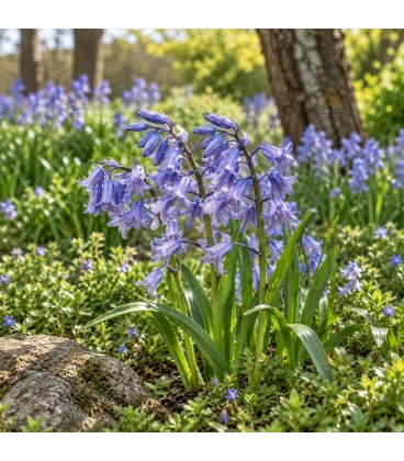 BIO Spanisches Hasenglöckchen Blau – 7 Blumenzwiebeln