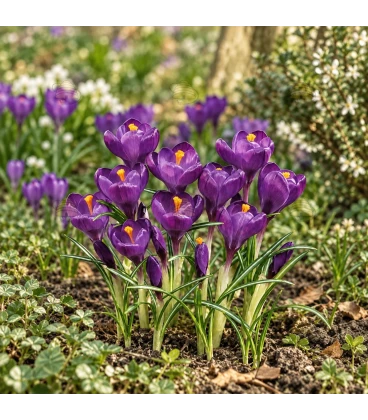 BIO Großblütiger Krokus ‘Flower Record’ – 10 Blumenzwiebeln