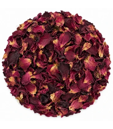 Rosenblütenblätter für Seife und Kosmetik - 10 Gramm