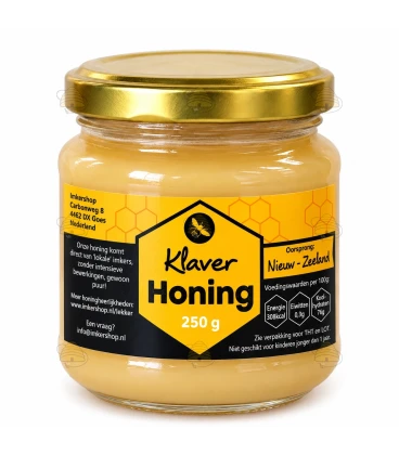 Klaver honing crème 250 gram