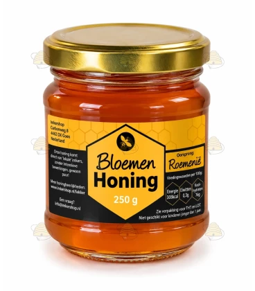 Bloemenhoning vloeibaar 250 gram