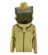 Imkerjacke khaki Deluxe runder Hut - BeeFun®