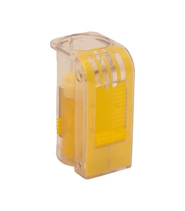 Königin Marke und Fangkorb gelb