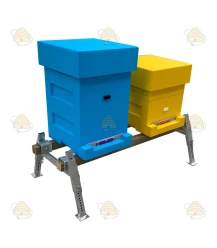 Beutenbock für Bienenkästen (Set aus 2 Untergestellen) galvanisiert