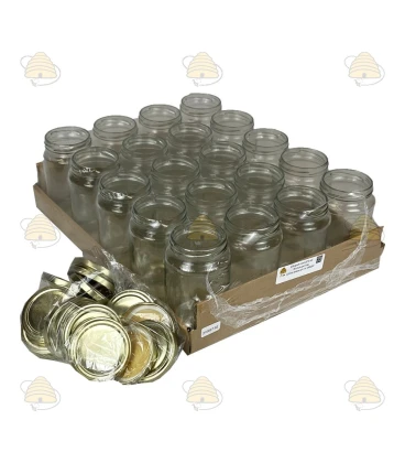 Rundglas 375 ml / 450 g mit Deckel