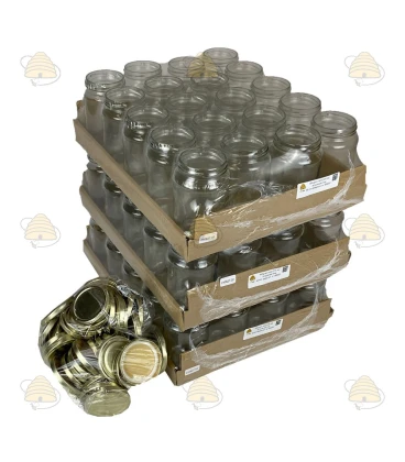 Rundglas 375 ml / 450 g mit Deckel