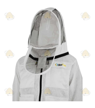 Imkerjacke AirFree weiß englischer Hut - BeeFun®