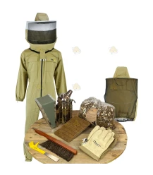 Starterspakket bijenhouden - kaki overall Premium