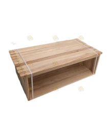 Dadant US & Langstroth Flachzargen Rähmchen montiert 159 mm - 10 Stück (482 mm)