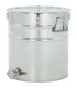 Abfüllfass / Reifefass aus Edelstahl 50 Liter / 70 Kilo